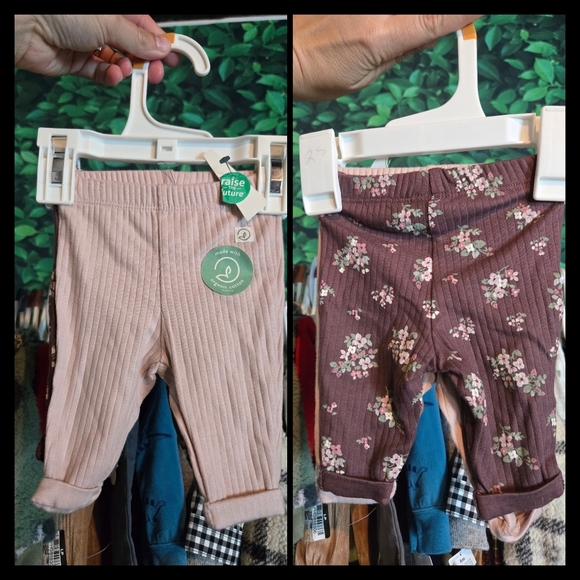 Little Planet 2 Pack Of Pants NWT Newborn - Picture 1 of 3